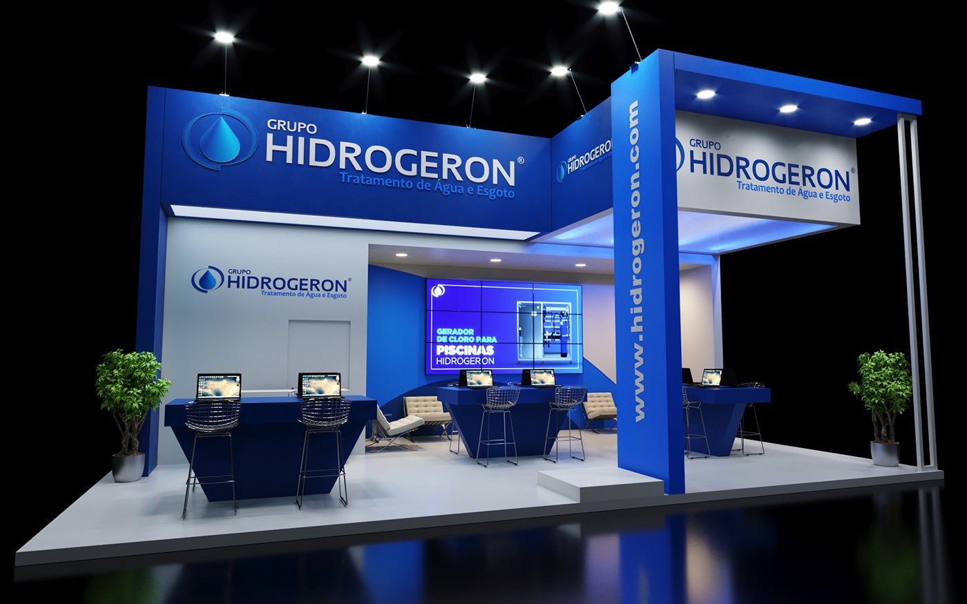 HIDROGERON國外展臺設(shè)計案例