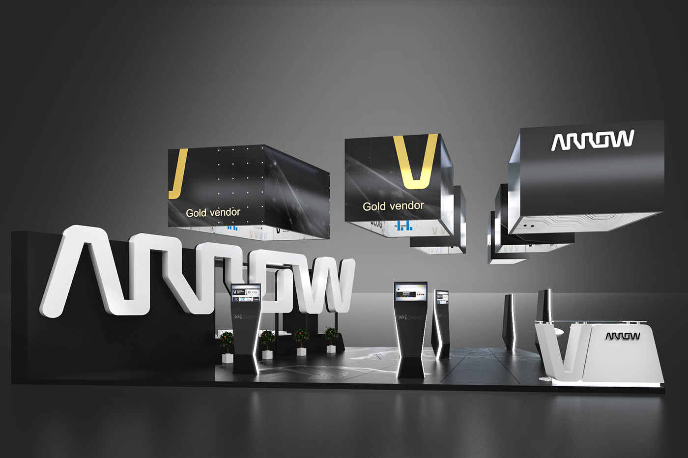 歐美風(fēng)格展臺設(shè)計(jì)案例